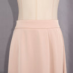 Champagne Satin Cape & Skirt Set(MS314)