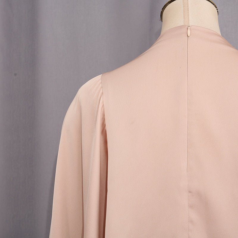 Champagne Satin Cape & Skirt Set(MS314) La Vie Bien Champagne Satin Cape & Skirt Set(MS314)