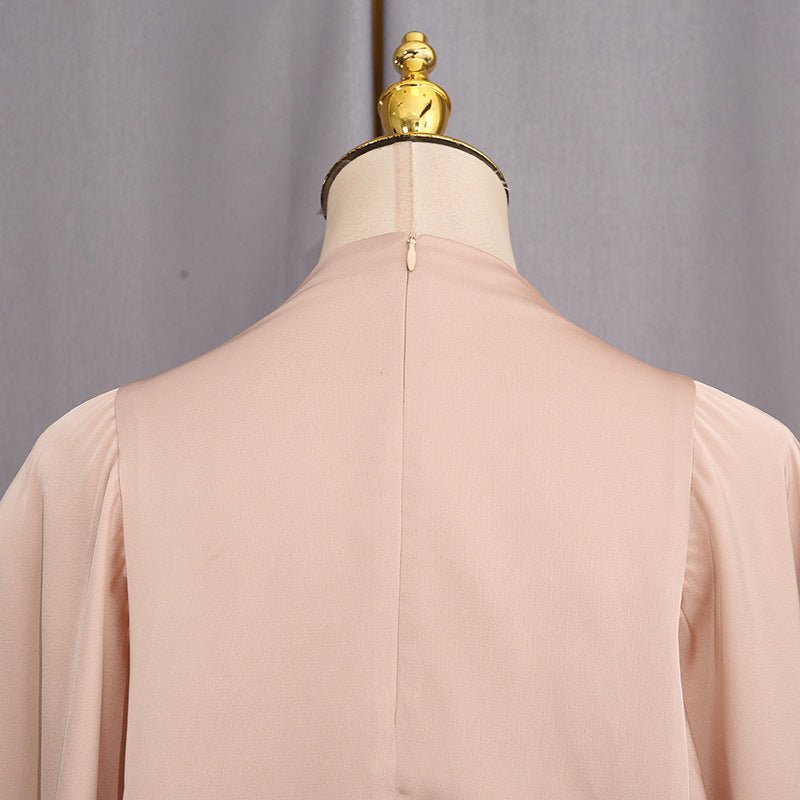 Champagne Satin Cape & Skirt Set(MS314) La Vie Bien Champagne Satin Cape & Skirt Set(MS314)