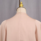 Champagne Satin Cape & Skirt Set(MS314) La Vie Bien Champagne Satin Cape & Skirt Set(MS314)