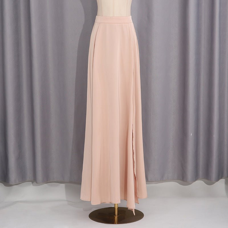 Champagne Satin Cape & Skirt Set(MS314) La Vie Bien Champagne Satin Cape & Skirt Set(MS314)