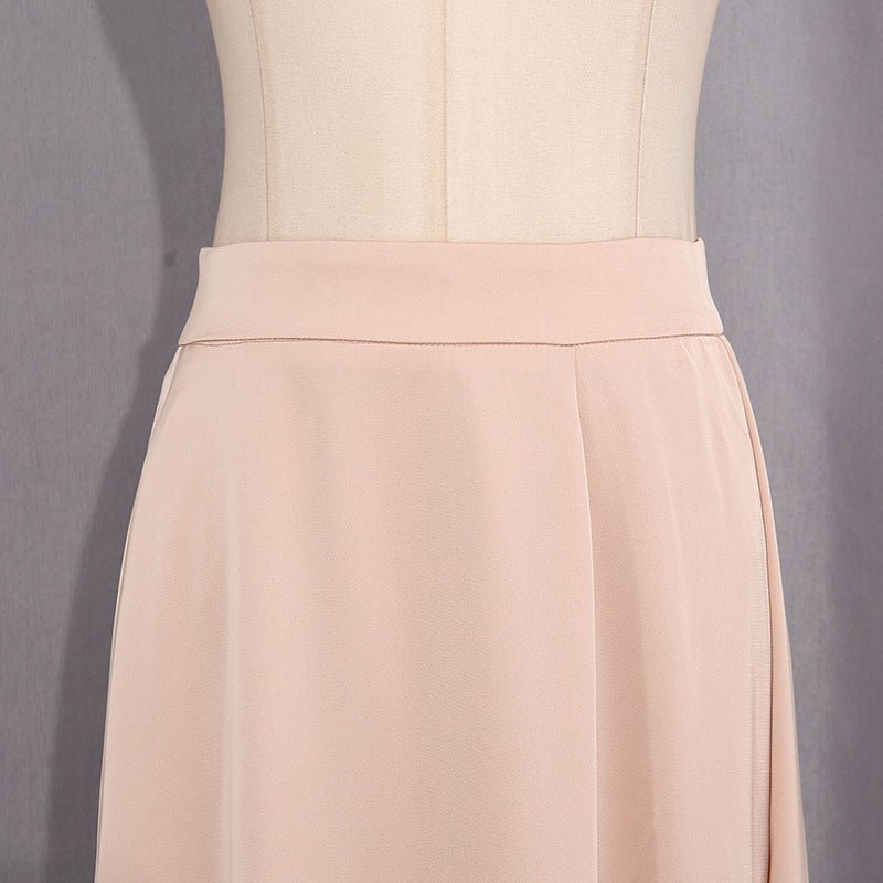 Champagne Satin Cape & Skirt Set(MS314) La Vie Bien Champagne Satin Cape & Skirt Set(MS314)