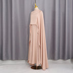 Champagne Satin Cape & Skirt Set(MS314) La Vie Bien Champagne Satin Cape & Skirt Set(MS314)