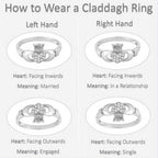 Champagne Toast Claddagh Ring Ring La Vie Bien Champagne Toast Claddagh Ring
