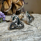 Chana Trinity Knot Post Earrings Post Earrings La Vie Bien Chana Trinity Knot Post Earrings