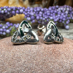 Chana Trinity Knot Post Earrings Post Earrings La Vie Bien Chana Trinity Knot Post Earrings