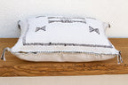 Charcoal Bowtie Cactus Silk Moroccan Pillow Throw Pillow La Vie Bien Charcoal Bowtie Cactus Silk Moroccan Pillow
