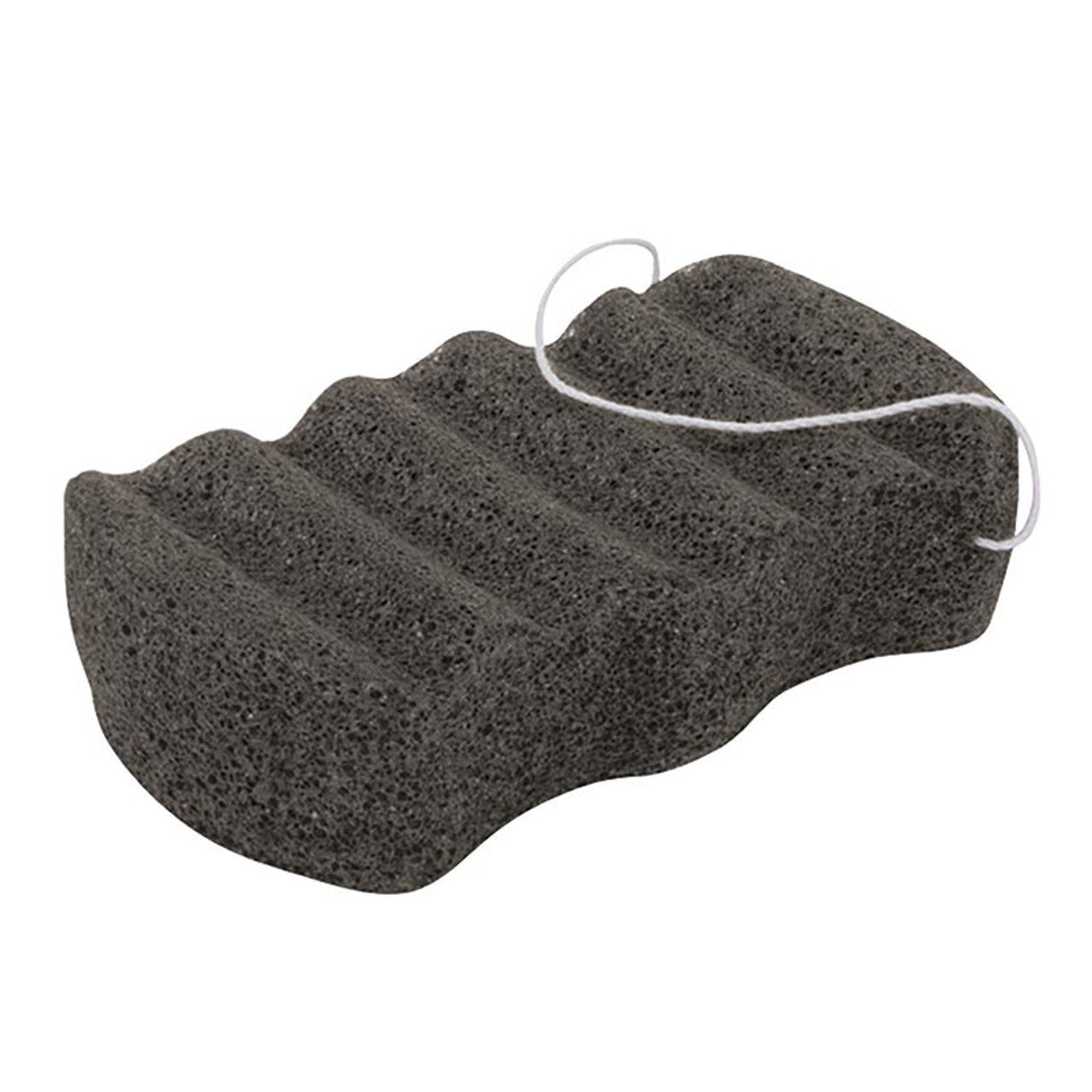 Charcoal Konjac Body Sponge | All - Natural Scrub Sponge Detoxify Exfoliate Skin