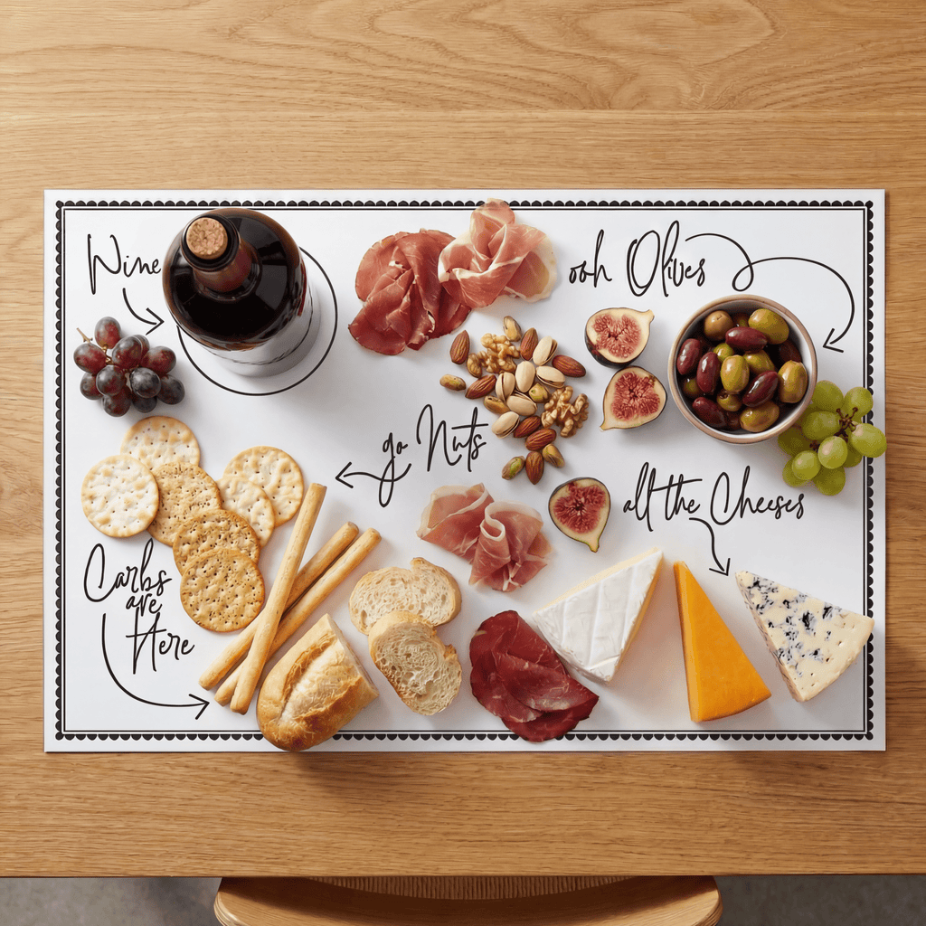 Charcuterie Paper Cheese Board | 50" x 18" Tableware La Vie Bien Charcuterie Paper Cheese Board | 50" x 18"