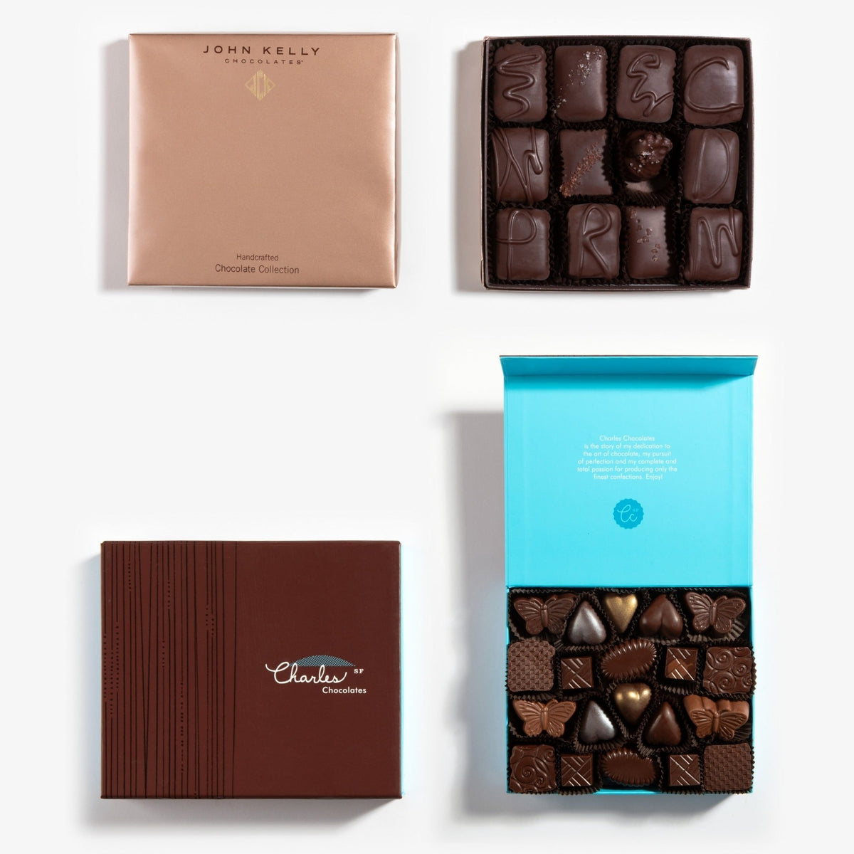 Charles Chocolates + John Kelly Combo – Classic Collection (20pc) & Signature Collection (12pc) La Vie Bien Charles Chocolates + John Kelly Combo – Classic Collection (20pc) & Signature Collection (12pc)