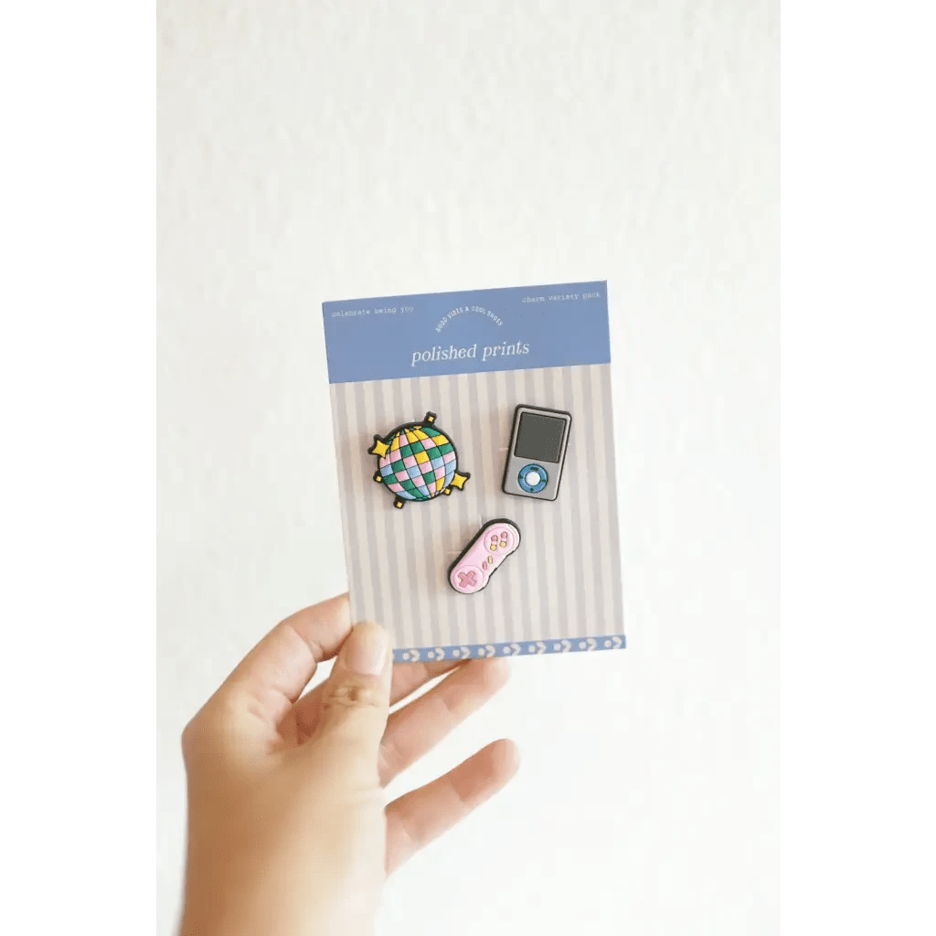 Charming 90s Nostalgia Clog Charm Set