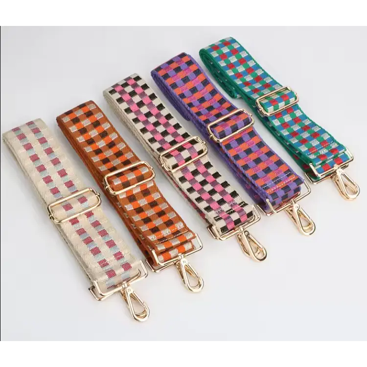 Checkerboard Adjustable Purse Straps for a Fun Style Upgrade
