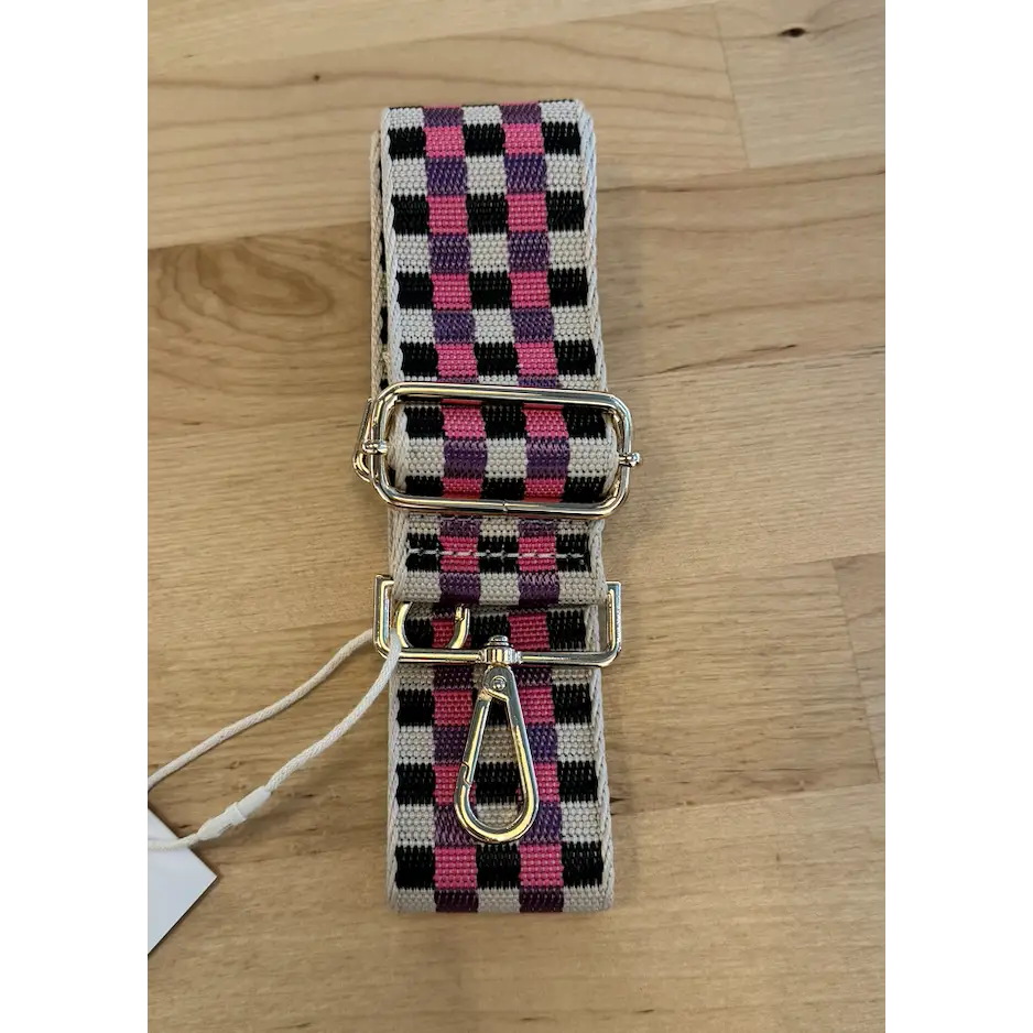 Checkerboard Adjustable Purse Straps for a Fun Style Upgrade