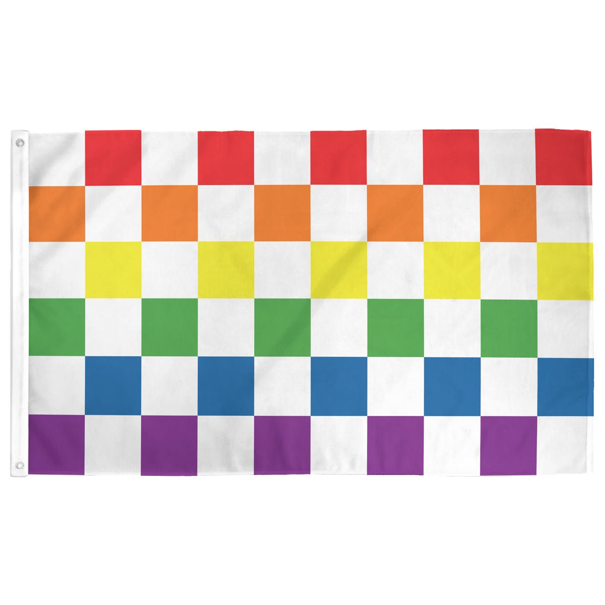 Checkered Pride Flag Flag La Vie Bien Checkered Pride Flag