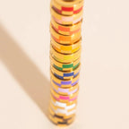 Checkered Rounded Super Chunky Huggie Hoop Earrings by Oh Clementine