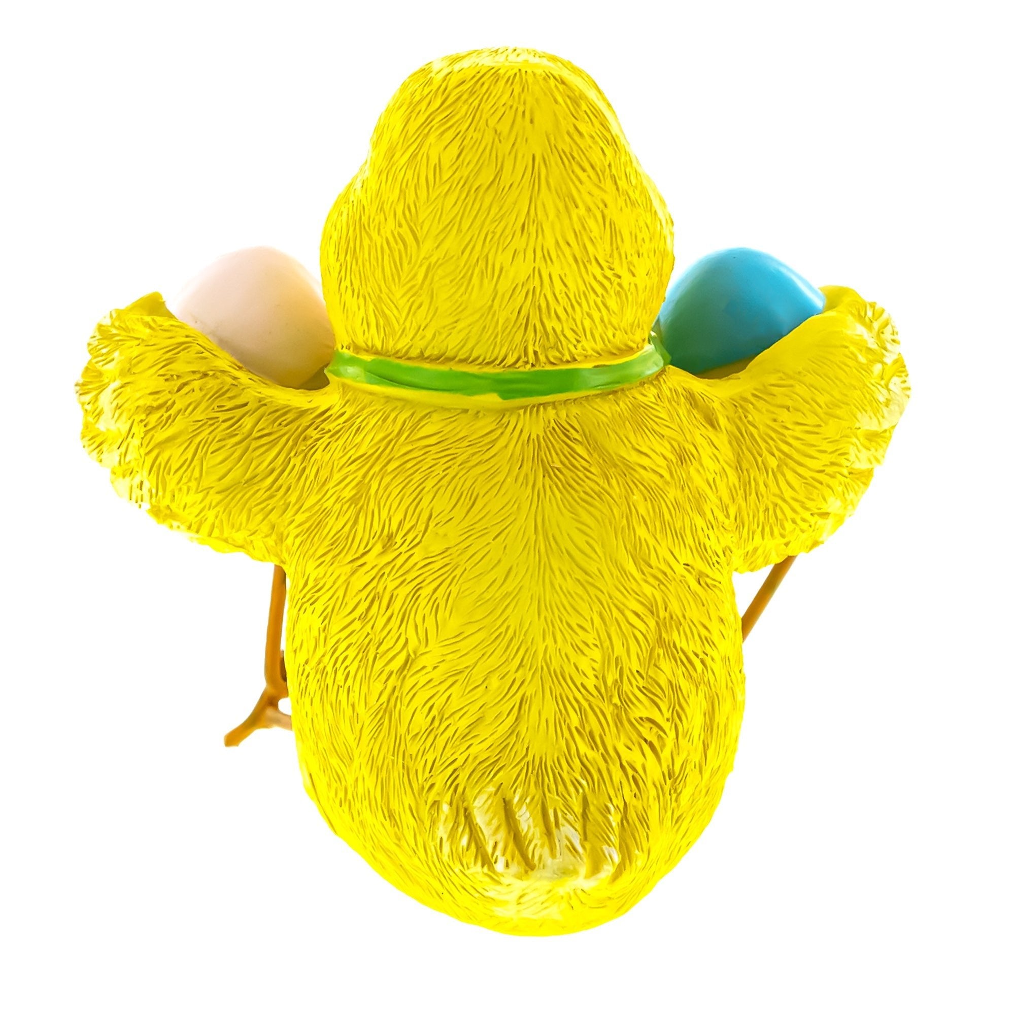 Cheerful Chick Holding Colorful Easter Polka Dot Eggs Figurine 3.2 Inches Tall Easter > Figurines La Vie Bien Cheerful Chick Holding Colorful Easter Polka Dot Eggs Figurine 3.2 Inches Tall