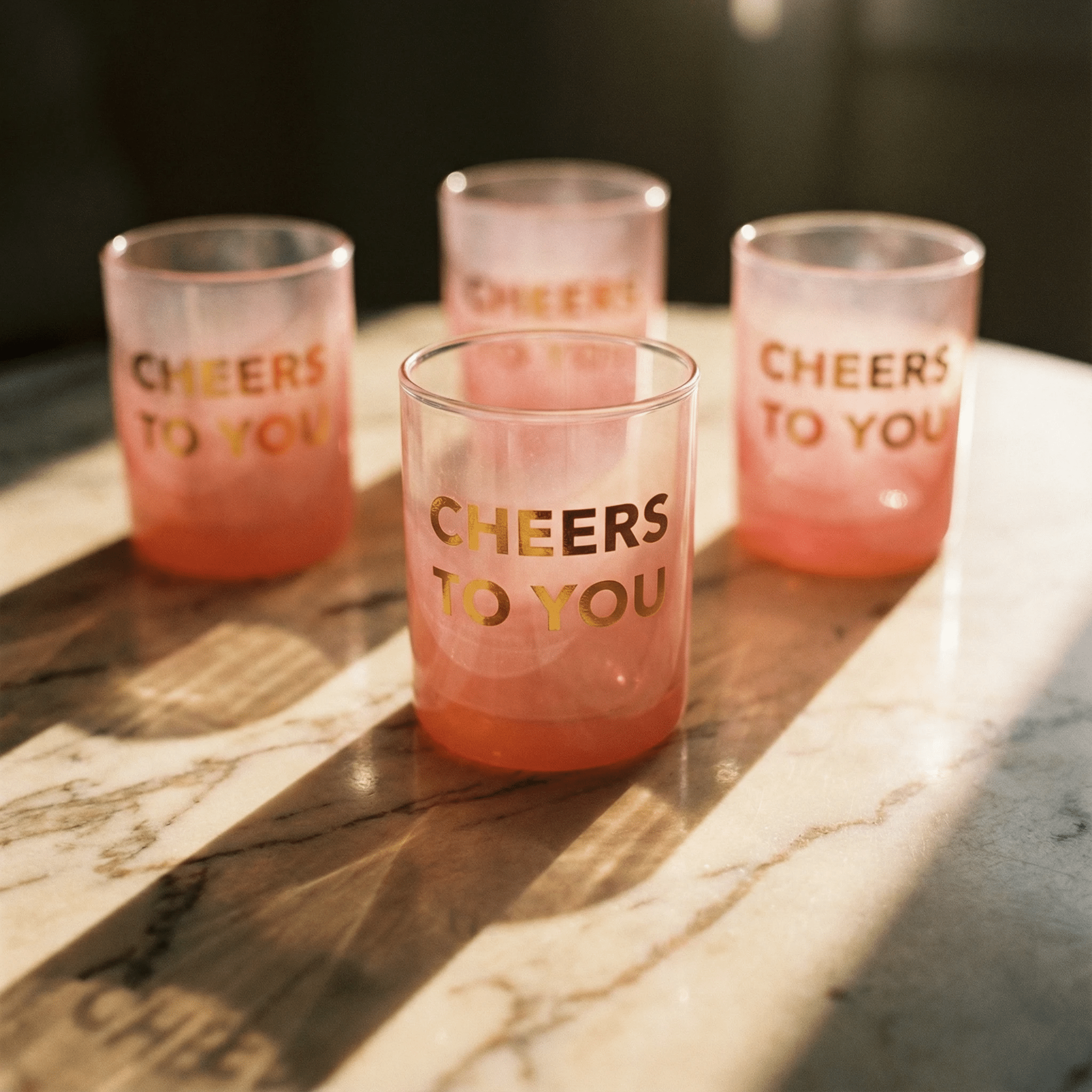 Cheers To You Cocktail Glass | Double Old Fashioned Scotch Whiskey by The Bullish Store