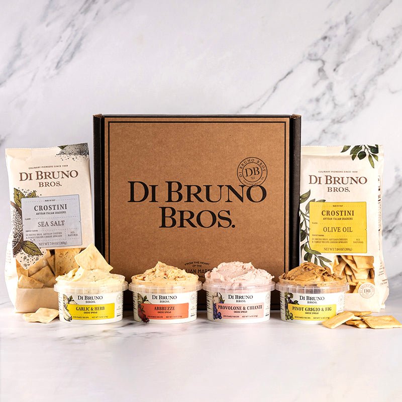 Cheese Spread Sampler Gourmet Gift Box DB Gift La Vie Bien Cheese Spread Sampler Gourmet Gift Box