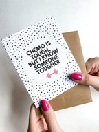 Chemo is Tough Cancer Get Well Card by Five Dot Post
