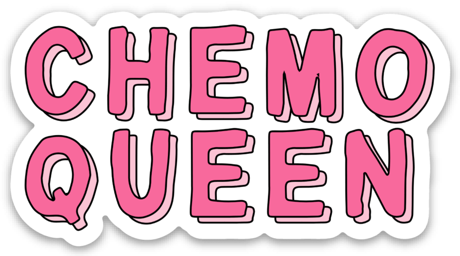 Chemo Queen Vinyl Sticker by Five Dot Post