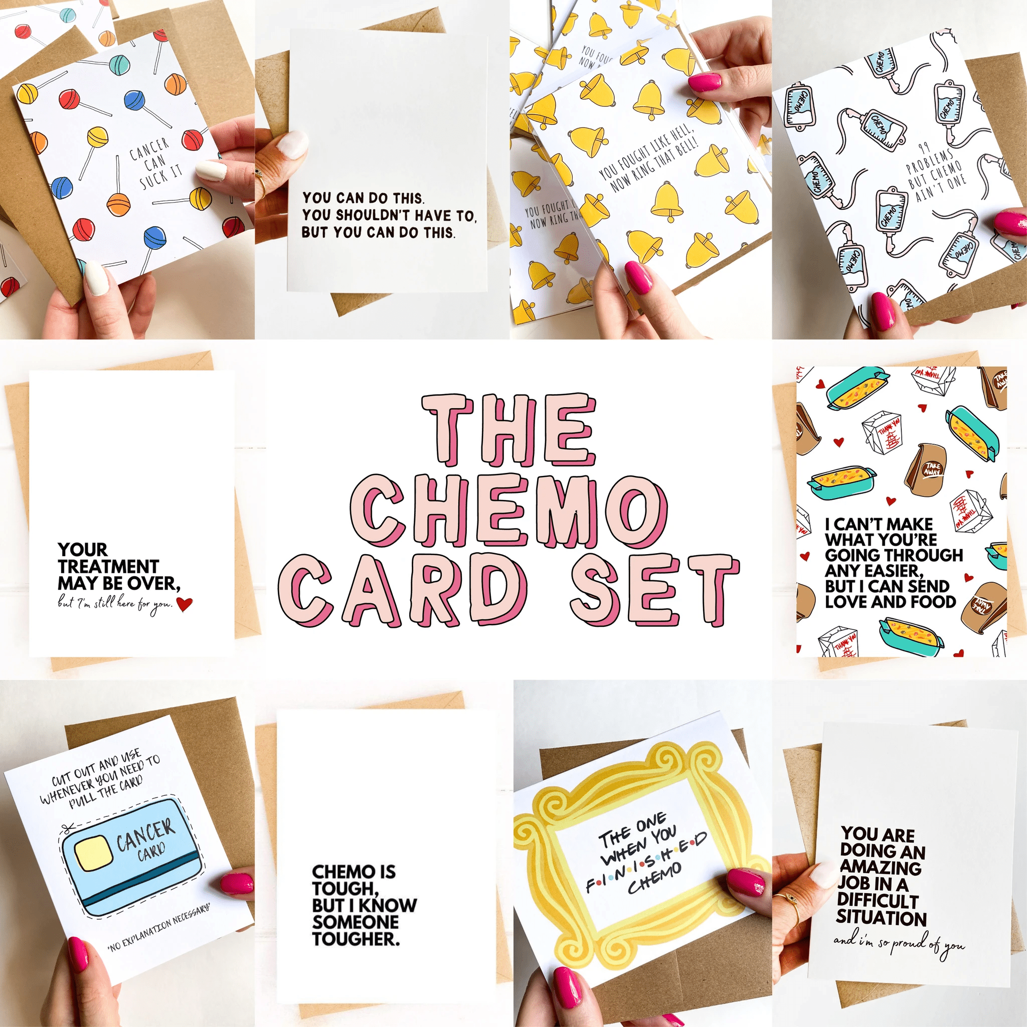 Chemo Support Card Set by Five Dot Post
