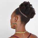 Cherish Brass Bead Hoop Earrings - Thailand Jewelry La Vie Bien Cherish Brass Bead Hoop Earrings - Thailand