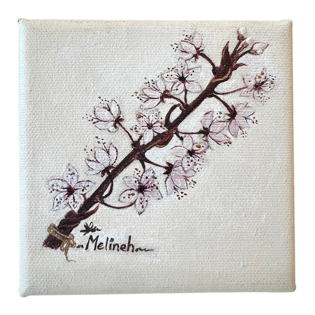 Cherry Blossom Painting Canvas Art La Vie Bien Cherry Blossom Painting