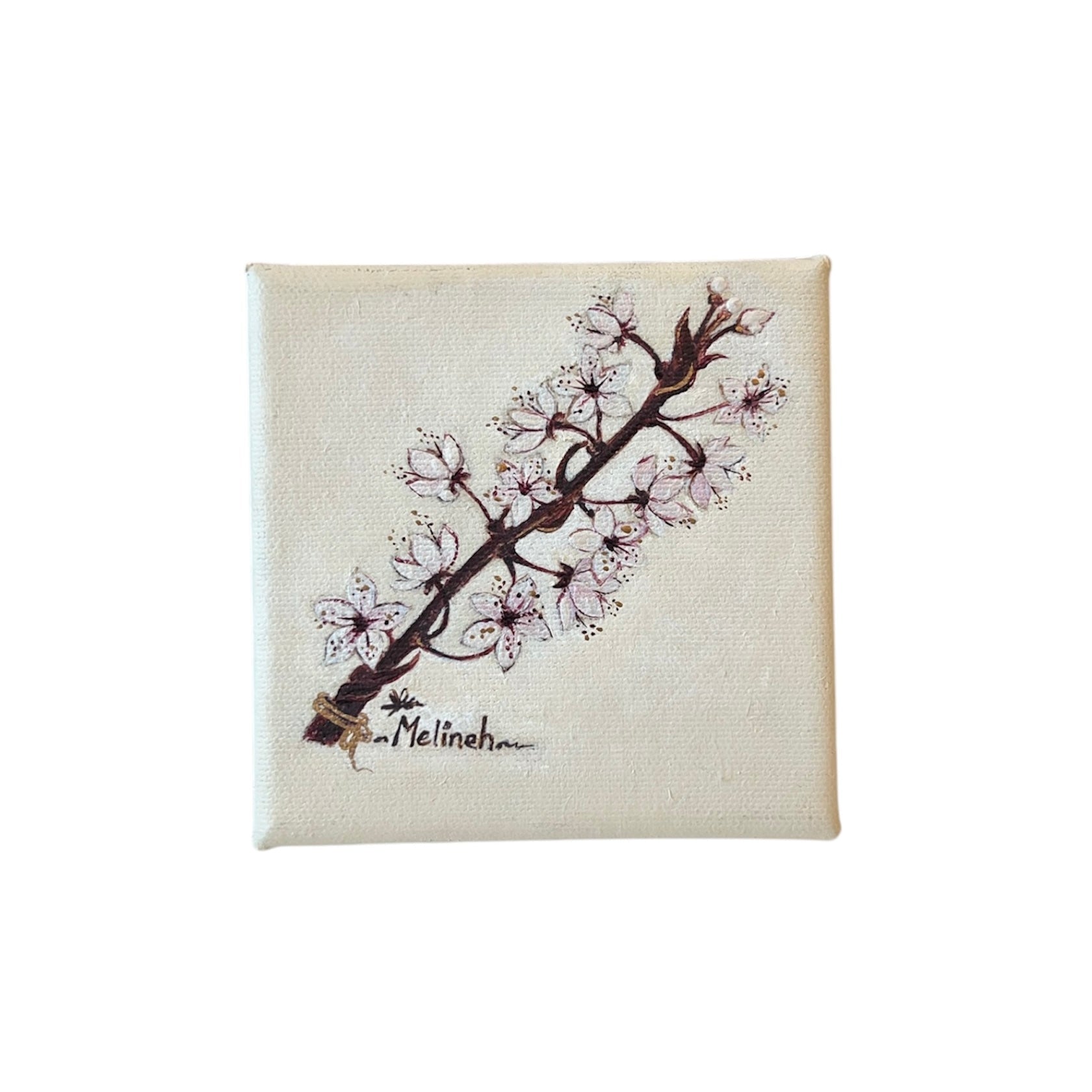 Cherry Blossom Painting Canvas Art La Vie Bien Cherry Blossom Painting