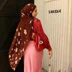Cherry Blossom Print Hijab Scarf(MH241) La Vie Bien Cherry Blossom Print Hijab Scarf(MH241)