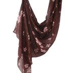 Cherry Blossom Print Hijab Scarf(MH241) La Vie Bien Cherry Blossom Print Hijab Scarf(MH241)