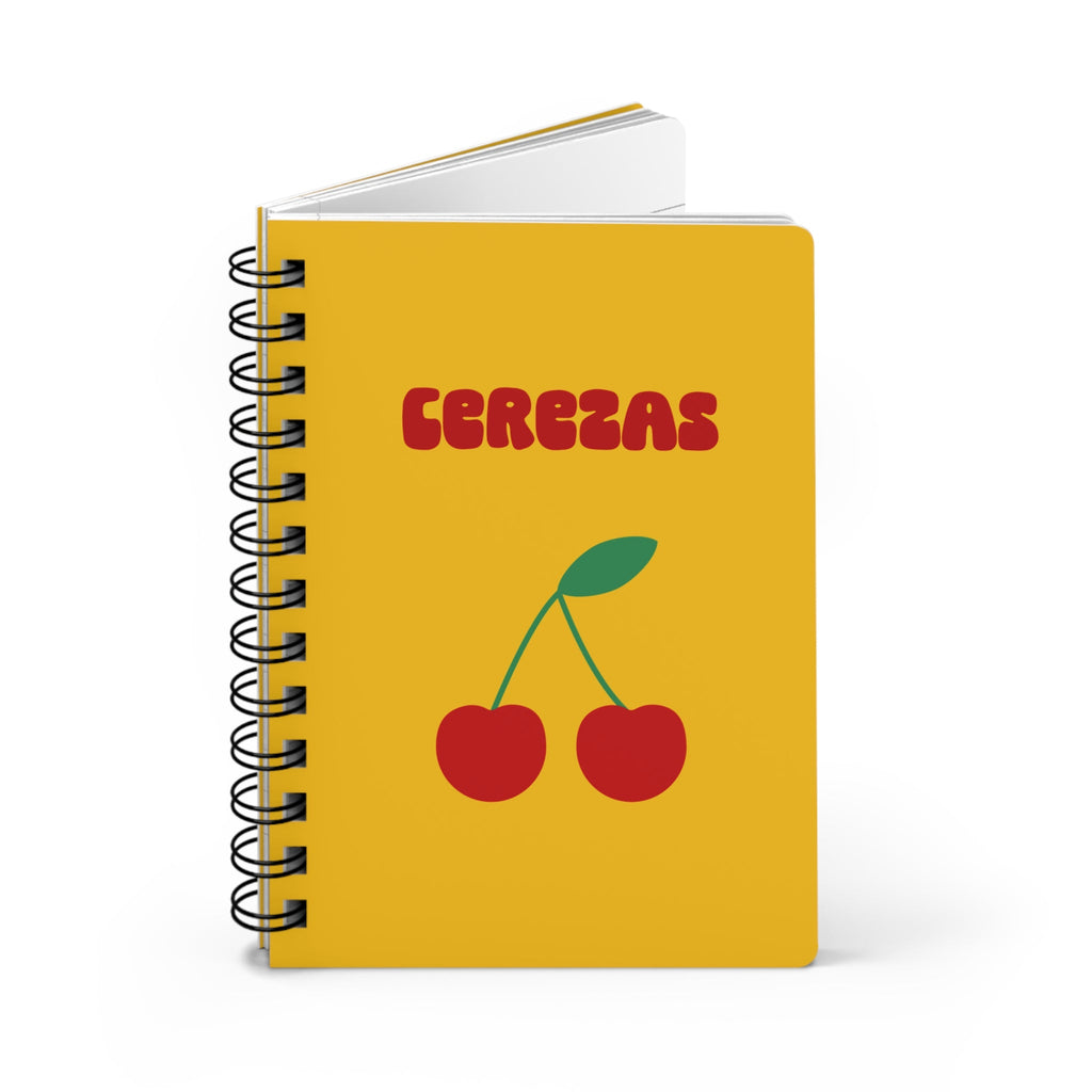 Cherry Cerezas Spiral Notebook, Cute Stationery, Gift for Students, Journaling, Back to School, Cherry Lover Paper products La Vie Bien Cherry Cerezas Spiral Notebook, Cute Stationery, Gift for Students, Journaling, Back to School, Cherry Lover