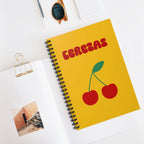 Cherry Cerezas Spiral Notebook by Printify
