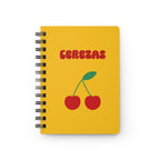 Cherry Cerezas Spiral Notebook, Cute Stationery, Gift for Students, Journaling, Back to School, Cherry Lover Paper products La Vie Bien Cherry Cerezas Spiral Notebook, Cute Stationery, Gift for Students, Journaling, Back to School, Cherry Lover