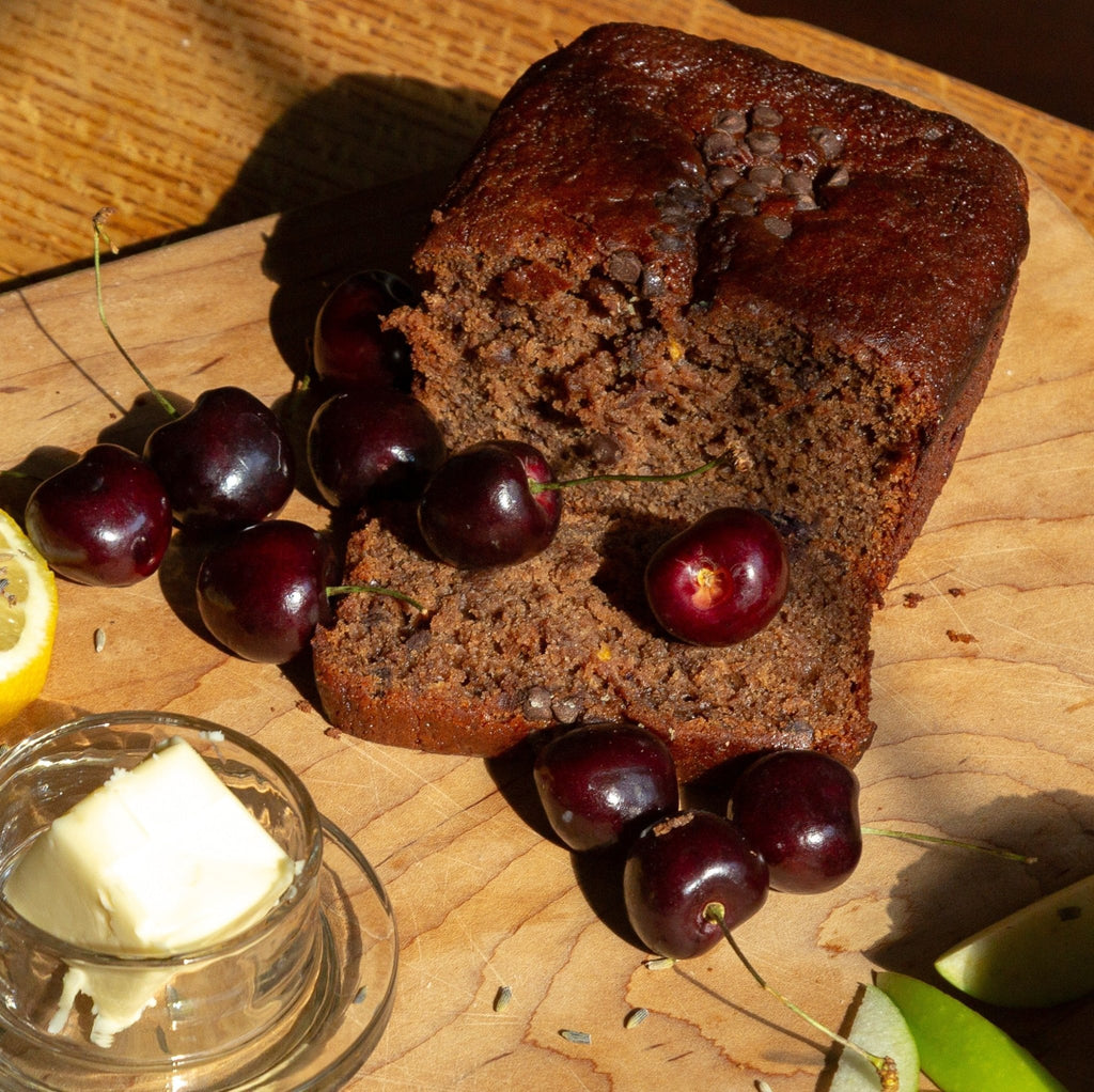 Cherry Double Chocolate Cake - Vegan Vegan La Vie Bien Cherry Double Chocolate Cake - Vegan