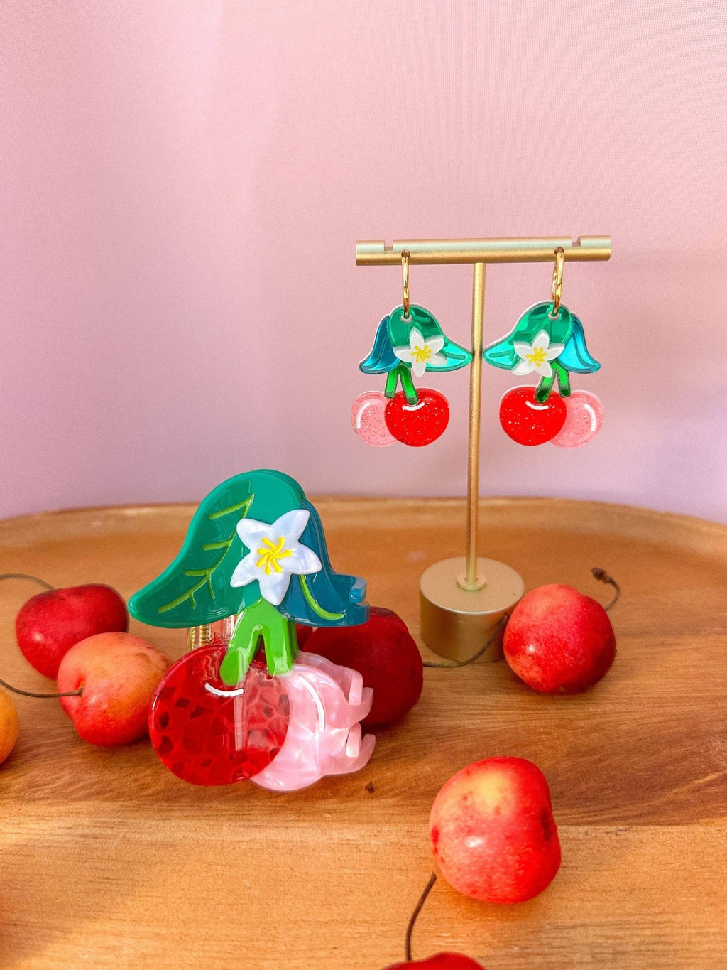 Cherry Hair Claw Clip Hair Clips La Vie Bien Cherry Hair Claw Clip