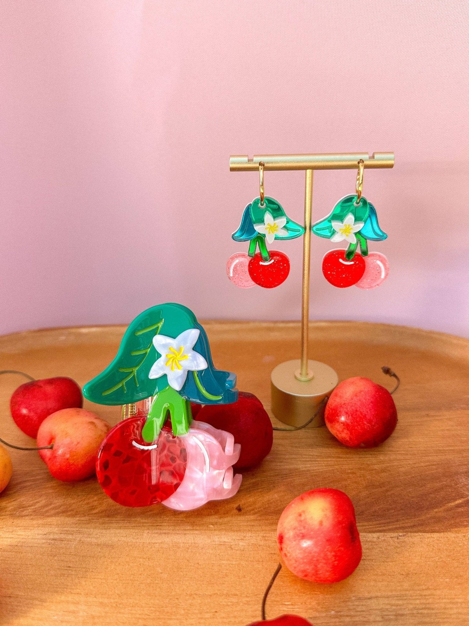 Cherry Hair Claw Clip Hair Clips La Vie Bien Cherry Hair Claw Clip