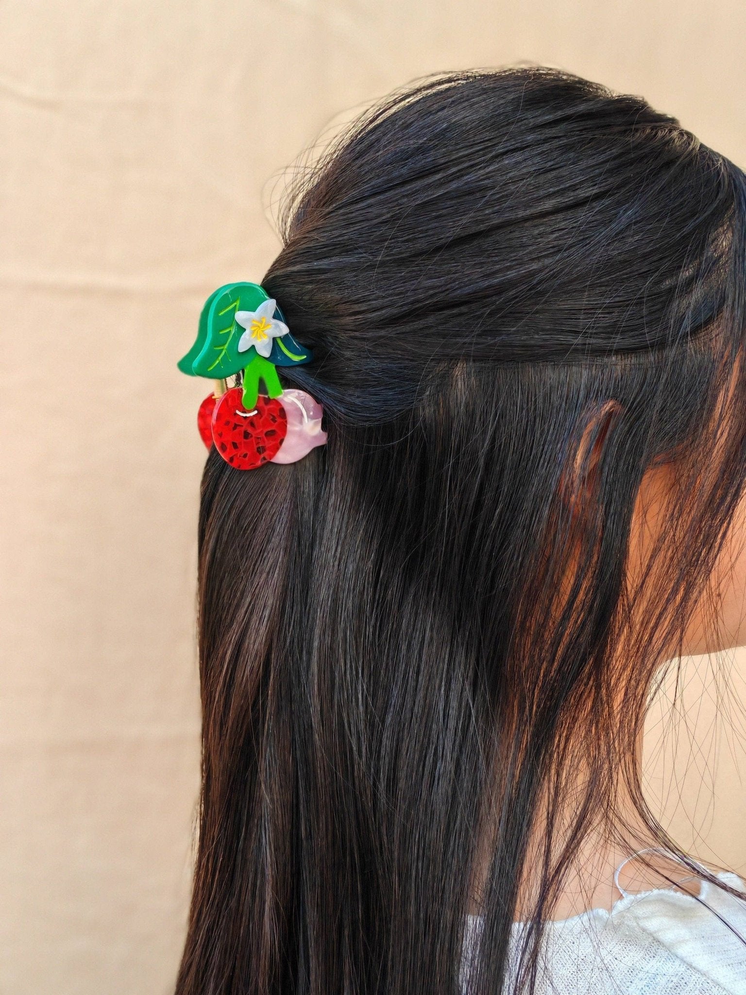 Cherry Hair Claw Clip Hair Clips La Vie Bien Cherry Hair Claw Clip