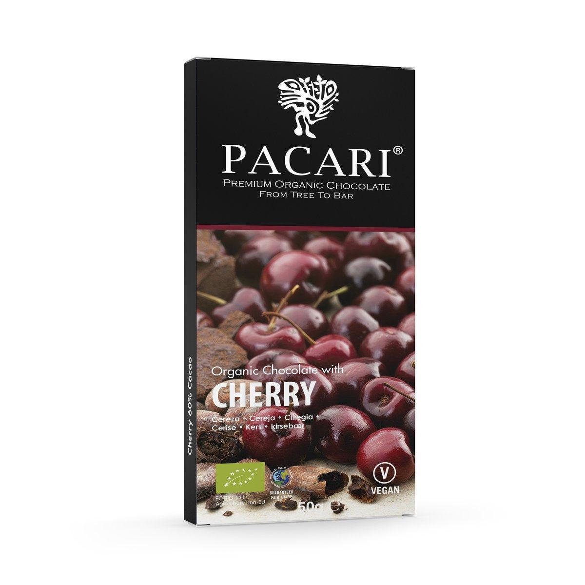 Cherry Organic Chocolate Bar Chocolate La Vie Bien Cherry Organic Chocolate Bar