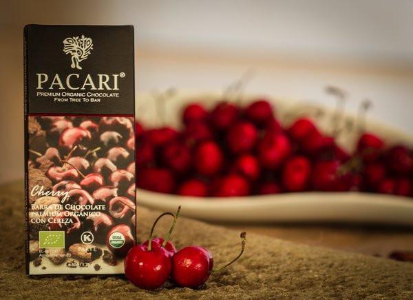 Cherry Organic Chocolate Bar Chocolate La Vie Bien Cherry Organic Chocolate Bar