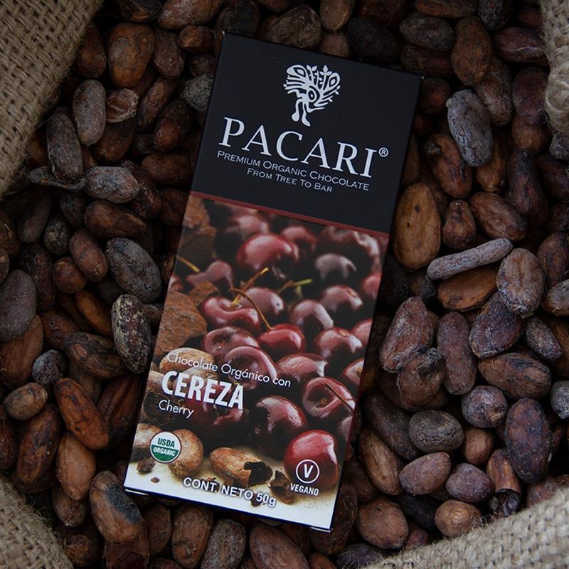 Cherry Organic Chocolate Bar Chocolate La Vie Bien Cherry Organic Chocolate Bar