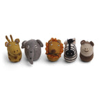 Children's Hanging Decoration Set - Safari Animals (Set of 5) by The German Christmas Shop USA
