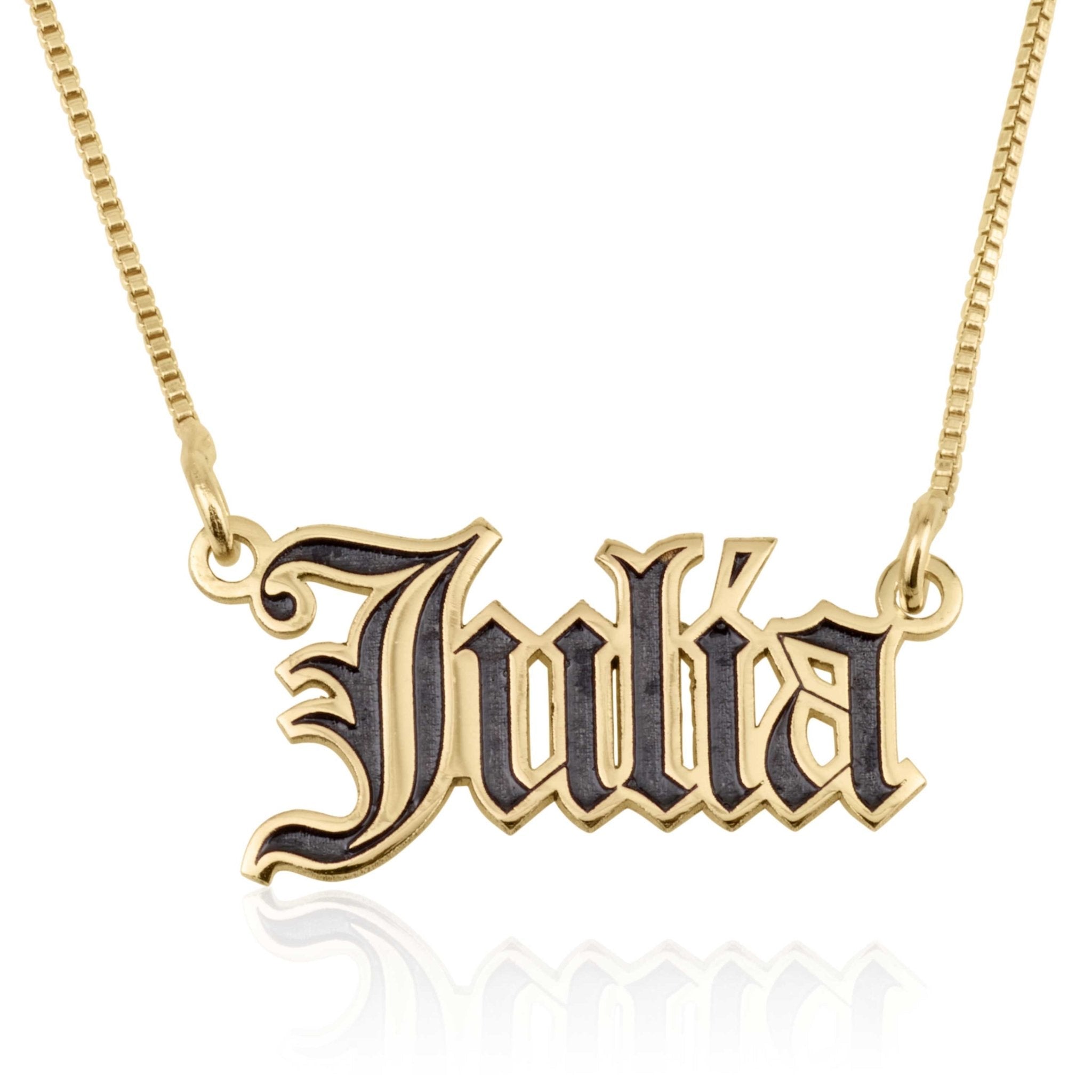 Children's Name Necklace La Vie Bien Children's Name Necklace