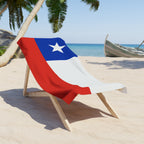 CHILE Flag Beach Towel | Quality & Long Lasting - Larger or Smaller | Chilean Pride | Gift for Chileans Home Decor La Vie Bien CHILE Flag Beach Towel | Quality & Long Lasting - Larger or Smaller | Chilean Pride | Gift for Chileans
