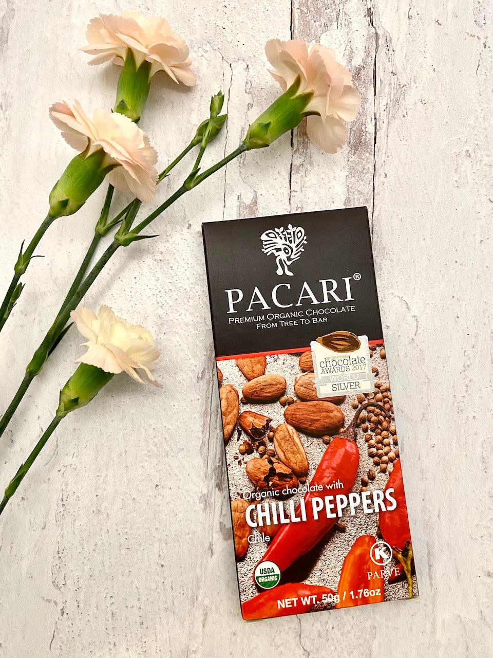 Chili Peppers Organic Chocolate Bar Chocolate La Vie Bien Chili Peppers Organic Chocolate Bar
