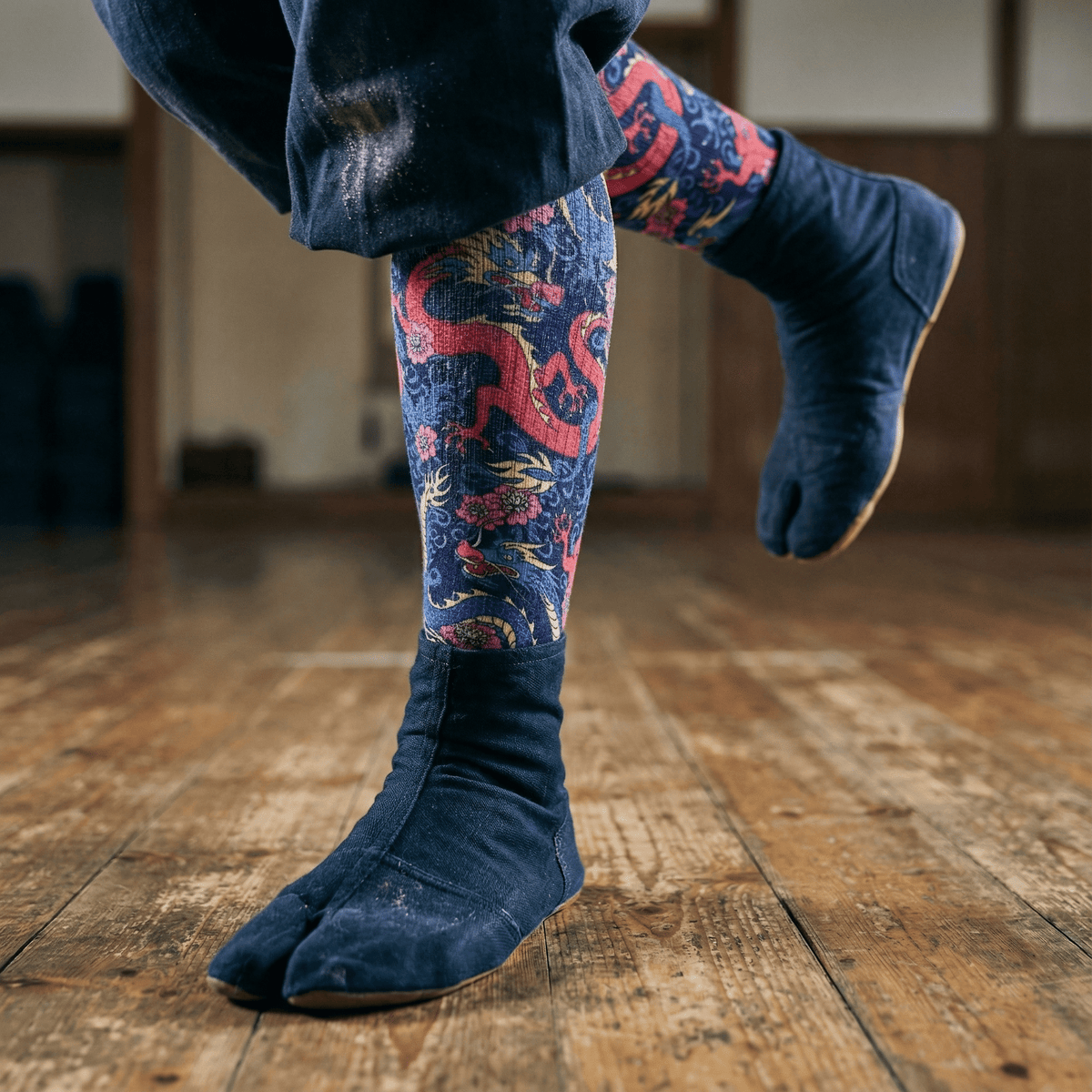 Chinese Dragons Men's Socks | Colorful Novelty Crew Socks Crew Socks La Vie Bien Chinese Dragons Men's Socks | Colorful Novelty Crew Socks