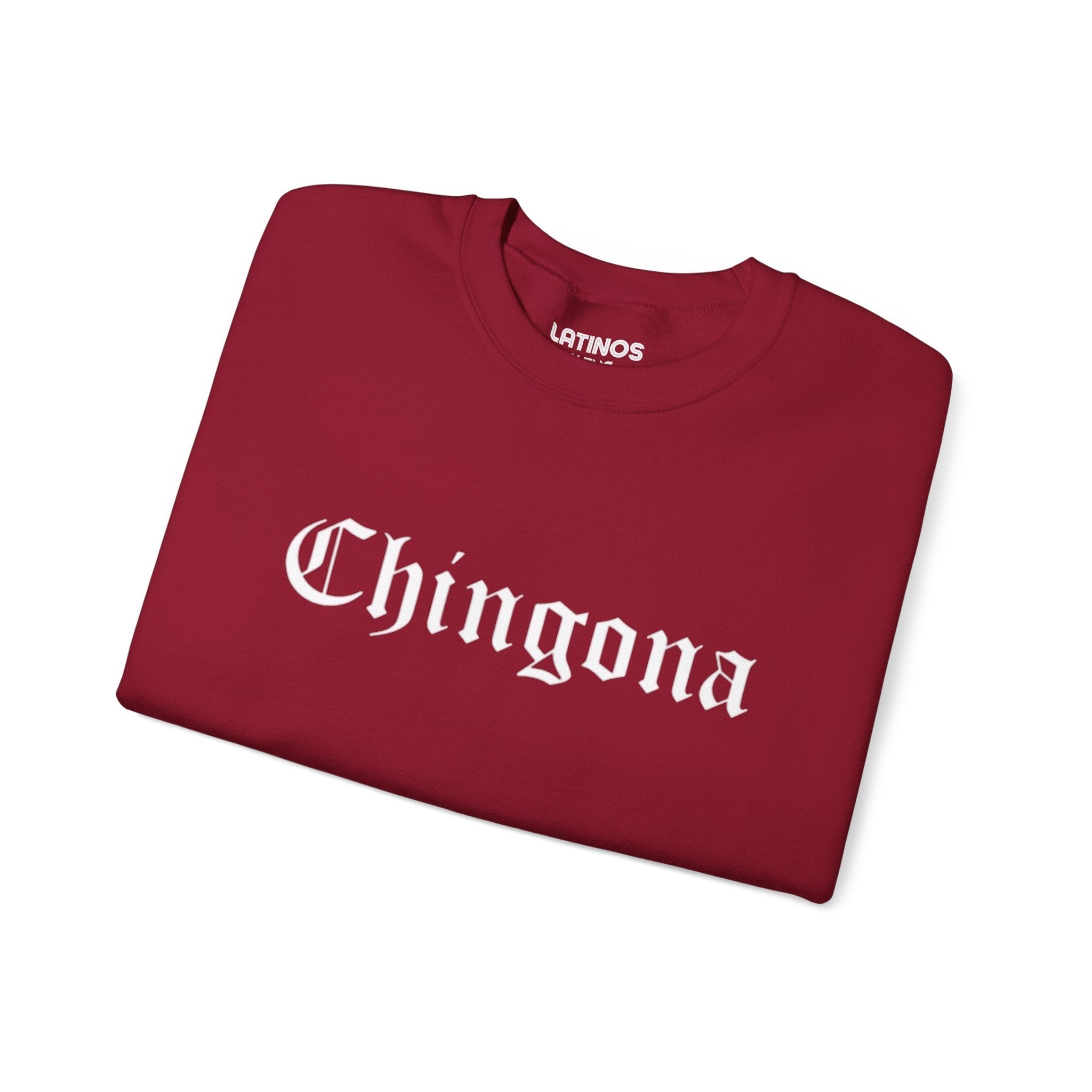 Chingona Crewneck Sweatshirt | Fleece - Lined Viral Latino | 3 Colors Sweatshirt La Vie Bien Chingona Crewneck Sweatshirt | Fleece - Lined Viral Latino | 3 Colors