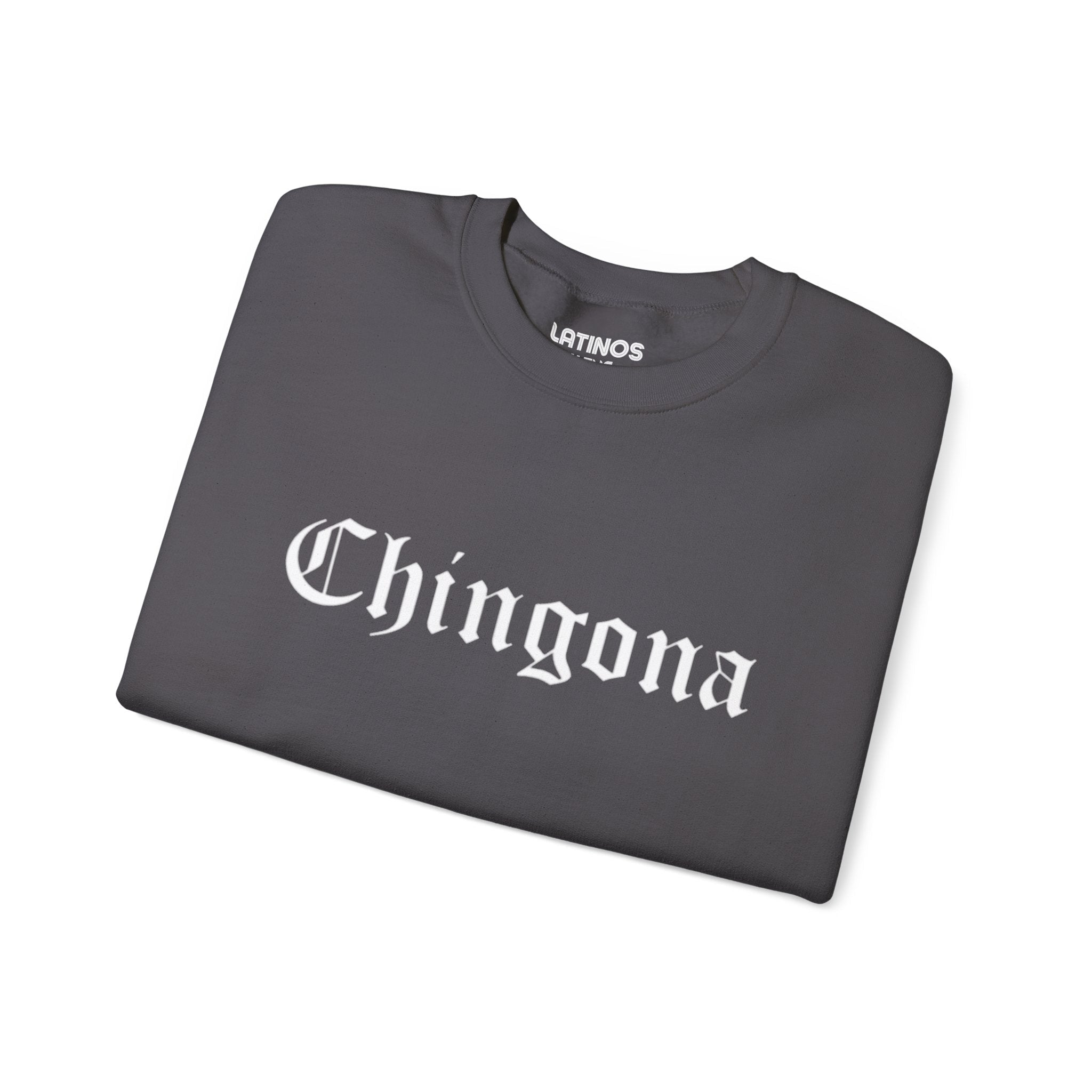Chingona Crewneck Sweatshirt | Fleece - Lined Viral Latino | 3 Colors Sweatshirt La Vie Bien Chingona Crewneck Sweatshirt | Fleece - Lined Viral Latino | 3 Colors