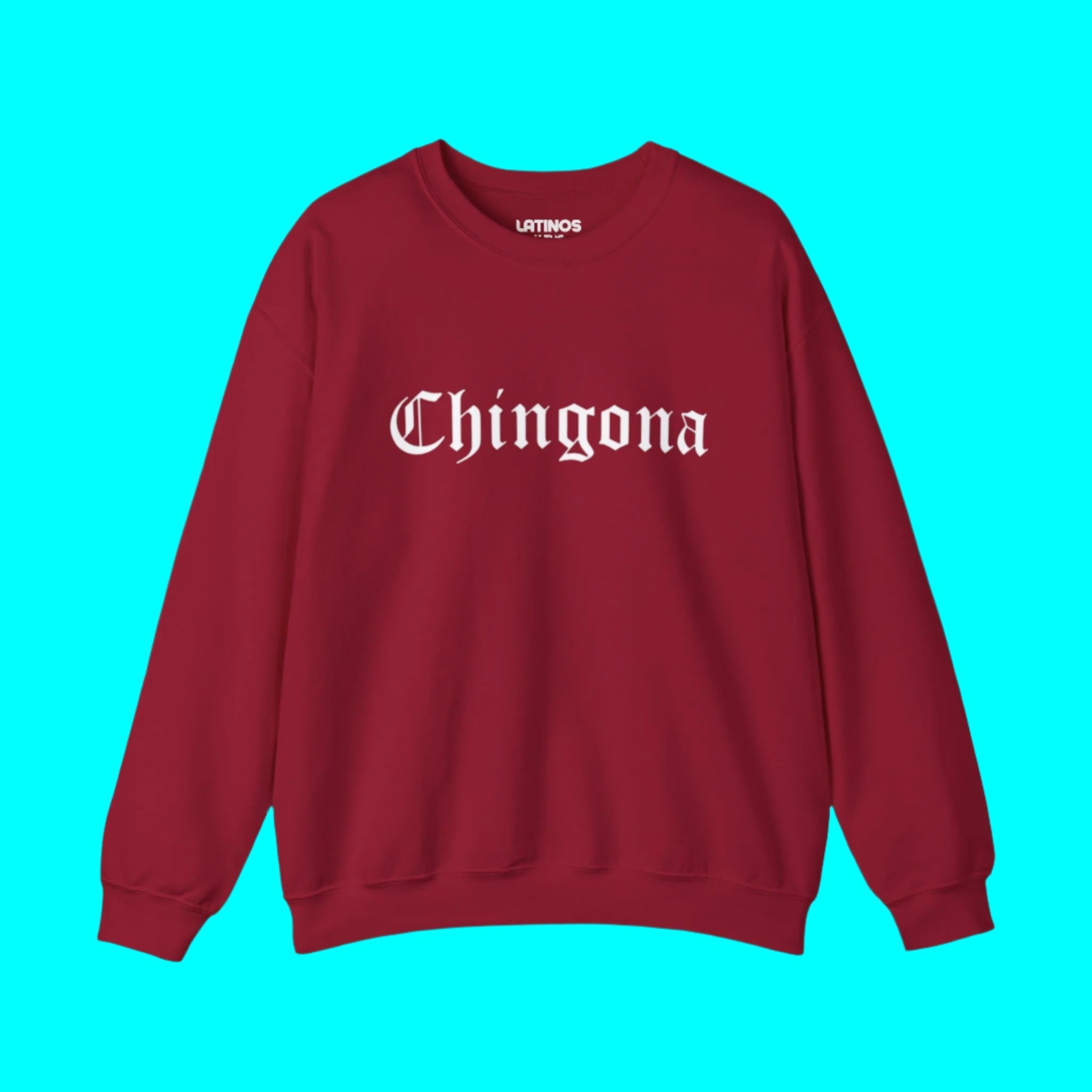 Chingona Crewneck Sweatshirt | Fleece - Lined Viral Latino | 3 Colors Sweatshirt La Vie Bien Chingona Crewneck Sweatshirt | Fleece - Lined Viral Latino | 3 Colors