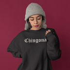 Chingona Crewneck Sweatshirt | Fleece - Lined Viral Latino | 3 Colors Sweatshirt La Vie Bien Chingona Crewneck Sweatshirt | Fleece - Lined Viral Latino | 3 Colors