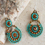 Chloe Seed Bead Earrings - Guatemala Jewelry La Vie Bien Chloe Seed Bead Earrings - Guatemala